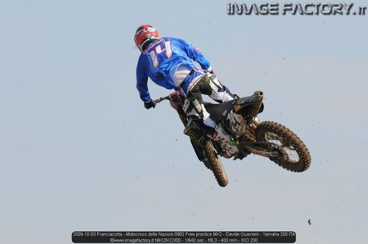 2009-10-03 Franciacorta - Motocross delle Nazioni 0982 Free practice MX2 - Davide Guarnieri - Yamaha 250 ITA